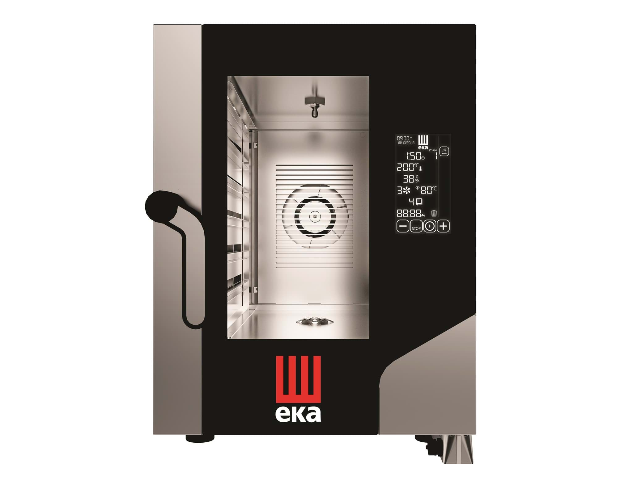 EKA MILLENNIAL SERİSİ ELEKTRİKLİ KOMPAKT KONVEKSİYON FIRIN ELEKTRONİK KONTROL - MKF 611 C BM resmi